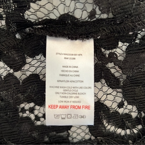 Jason Wu Black Lace Midi Skirt and Top - Picture 4 of 8